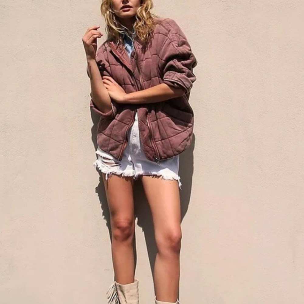 Free People Dolman Quilted Jacket